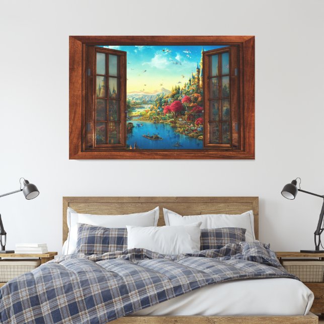 Impression sur toile de décor de chambre d'enfant  (Insitu(Chambre))