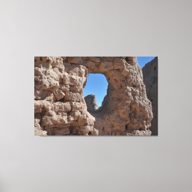Impression sur toile de Fort en briques de boue (Recto)