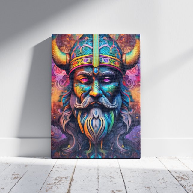 Impression sur toile de guerrier Viking (Créateur téléchargé)