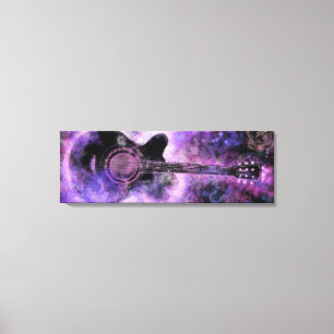 Impression sur toile de guitare classique