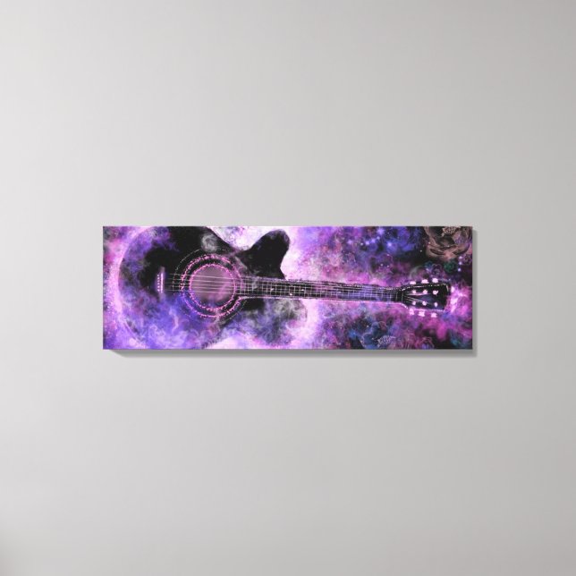 Impression sur toile de guitare classique (Recto)