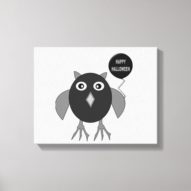 Impression sur toile de hibou pour une fête d'Hall (Recto)