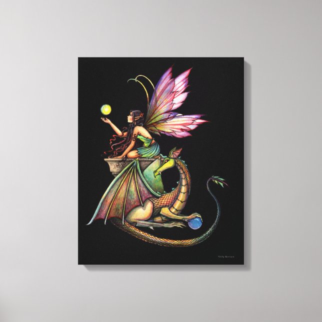 Impression sur toile de la fée des orbes du dragon (Recto)