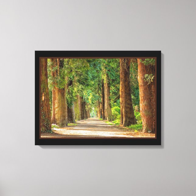 Impression sur toile de la forêt magique et belle  (Recto)