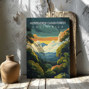 Impression sur toile de la forêt nuageuse de Monte