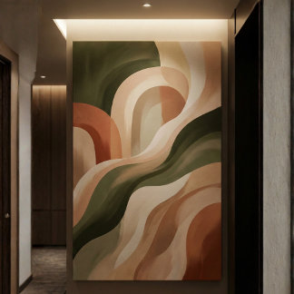 Impression sur toile de la galerie abstraite en te