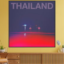 Impression sur toile de la plage de Koh Tao en Tha