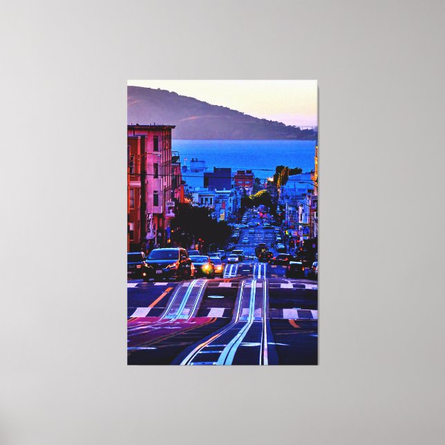 IMPRESSION SUR TOILE DE LA VILLE DE SAN FRANCISCO  (Recto)
