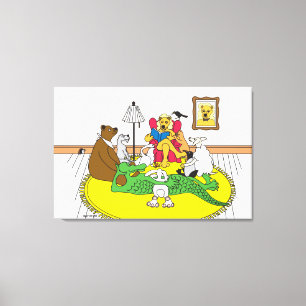 Impression sur toile de l'heure de l'histoire