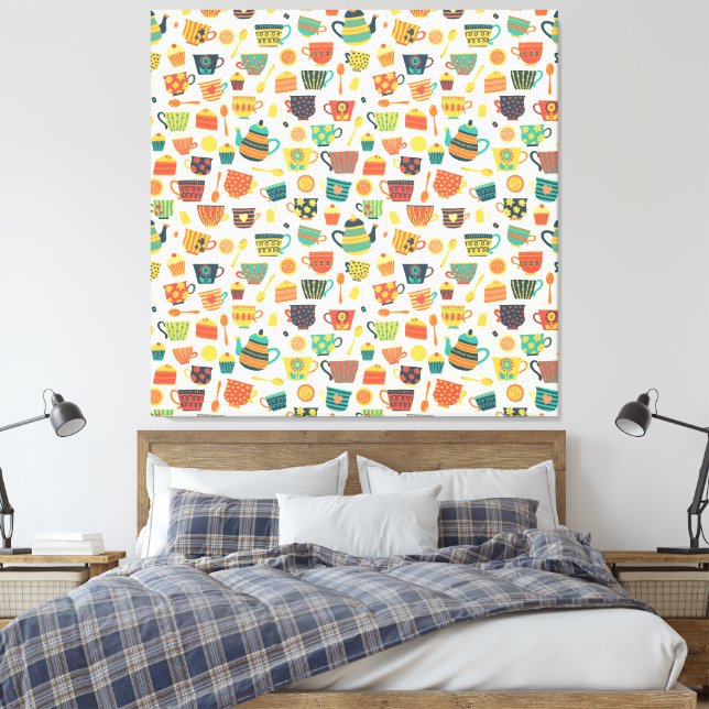 Impression sur toile de l'heure du thé (Insitu(Chambre))