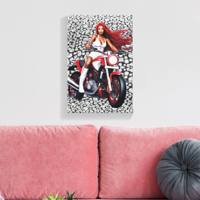 Impression sur toile de moto (Insitu(Salon))