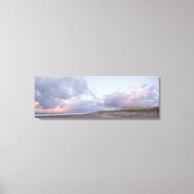 Impression sur toile de panorama de coucher de sol (Recto)