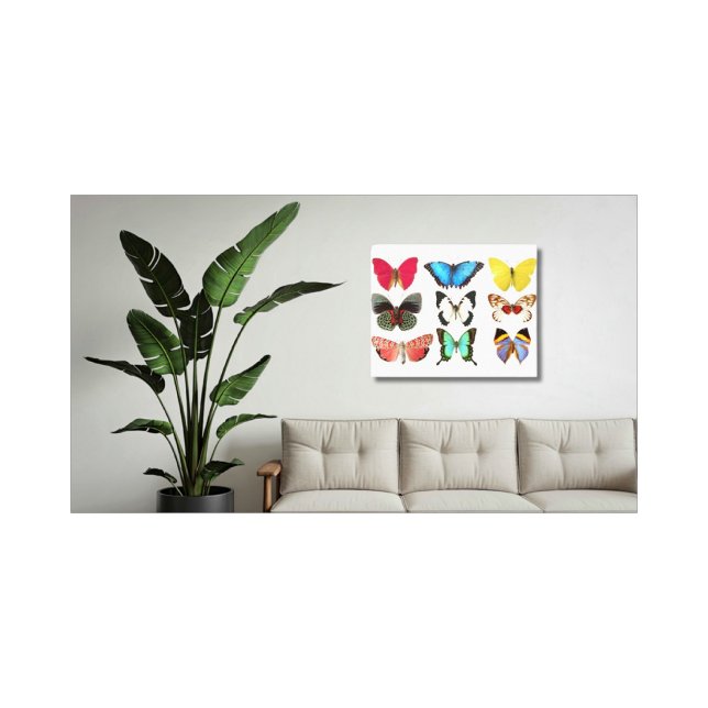 Impression sur toile de papillons (Créateur téléchargé)