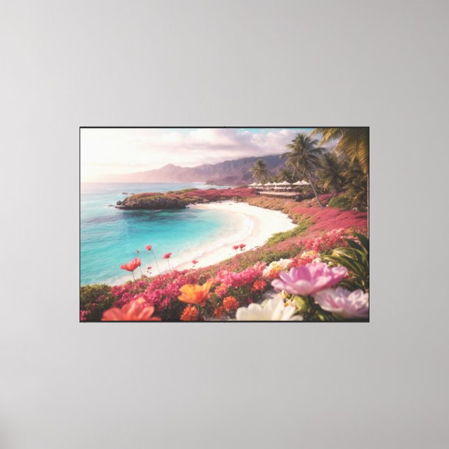 Impression sur toile de Paradise Beach (Recto)