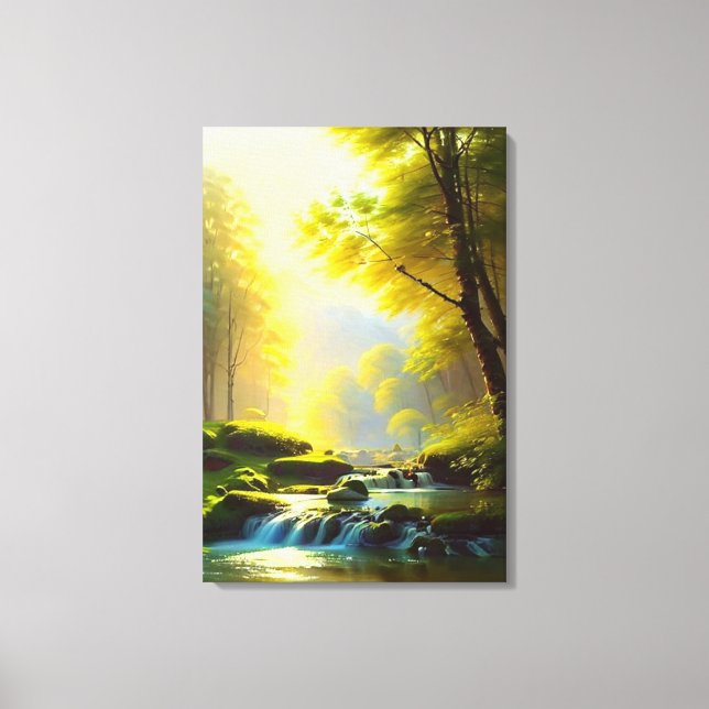 Impression sur toile de paysage de nature magnifiq (Recto)