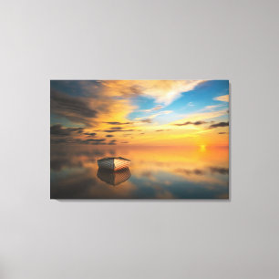 Impression sur toile de paysage panoramique
