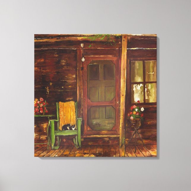 Impression sur toile de peinture à l'huile de porc (Recto)
