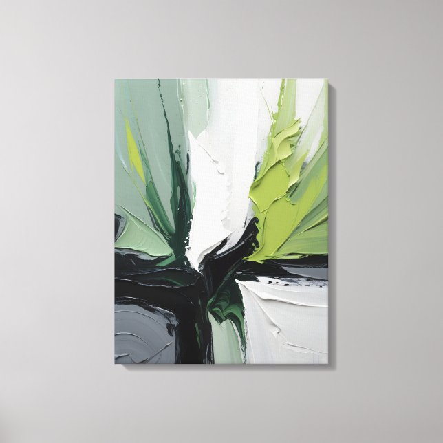 Impression sur toile de peinture abstraite moderne (Recto)