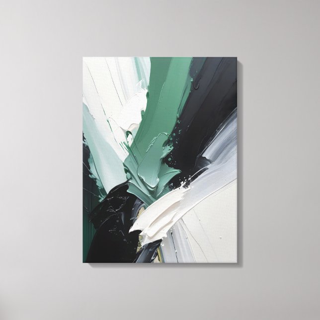 Impression sur toile de peinture abstraite moderne (Recto)