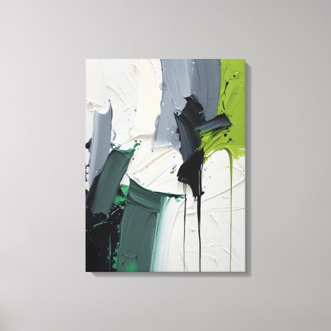 Impression sur toile de peinture abstraite moderne (Recto)