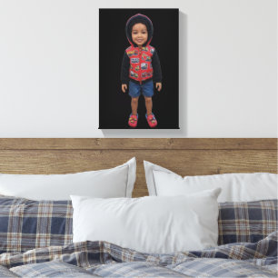 Impression sur toile de poupée