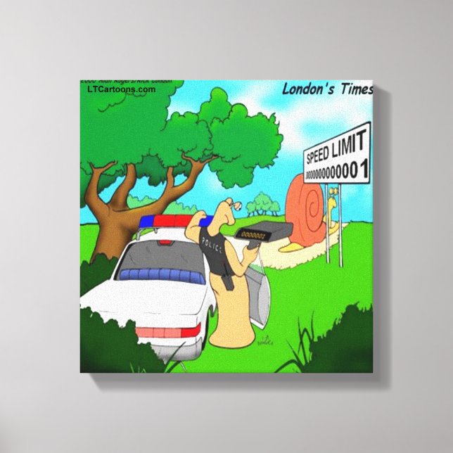 Impression sur toile de Rick London - Policier de  (Recto)