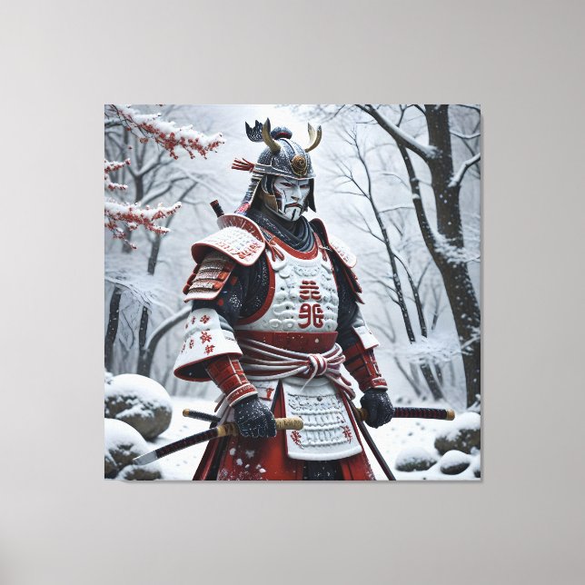 impression sur toile de Samouraï japonais (Recto)