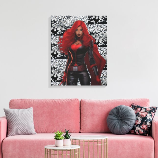Impression sur toile de super-héros (Insitu(Salon))