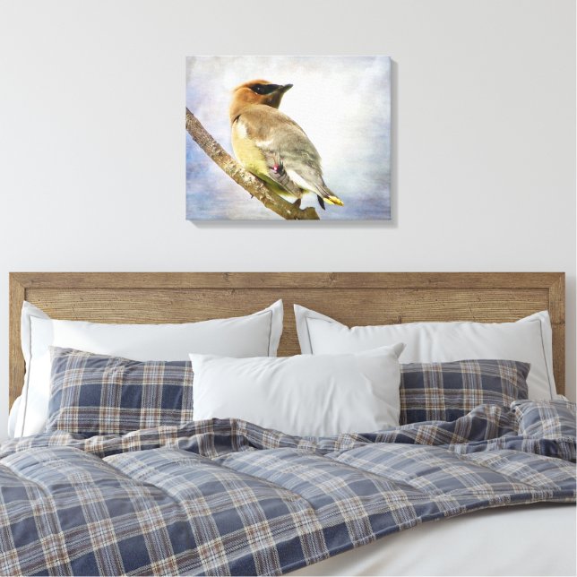 Impression sur toile de toile de cèdre texturée (Insitu(Chambre))
