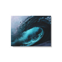 Impression sur toile de vagues océaniques