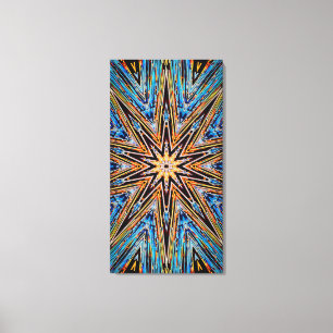 Impression sur toile Decagon Starburst 21x40