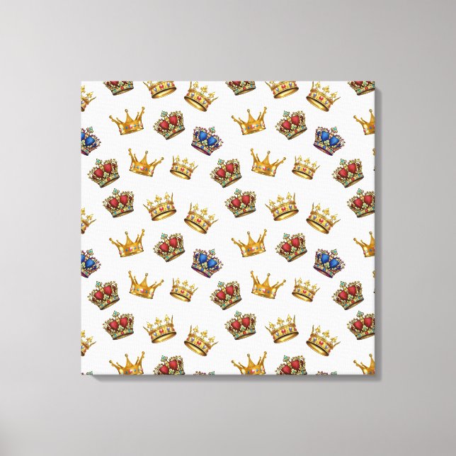 Impression sur toile des Couronnes Royales (Recto)