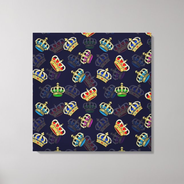Impression sur toile des Couronnes Royales (Recto)