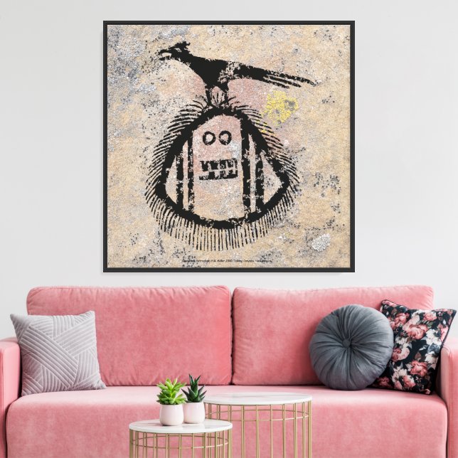 Impression sur toile des pétroglyphes de Sasquatch (Insitu(Salon))