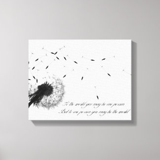 Impression sur toile d'inspiration Pissenlit
