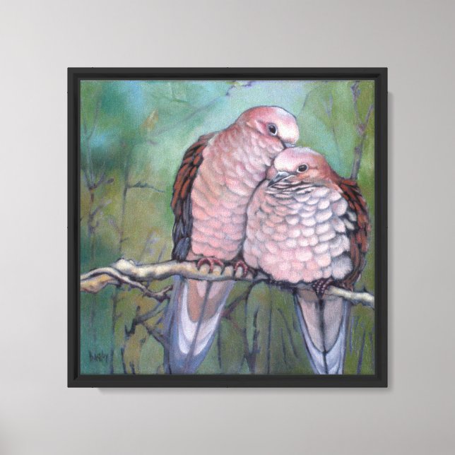 Impression sur toile Dove Love  (Recto)