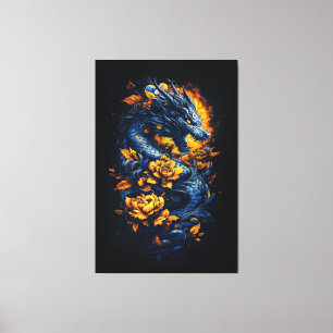 Impression sur toile Dragon Awesome