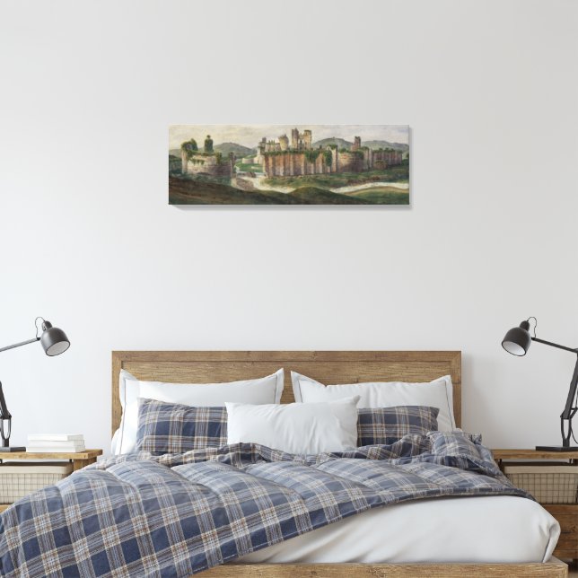 Impression sur toile du château de Caerphilly d'Al (Insitu(Chambre))
