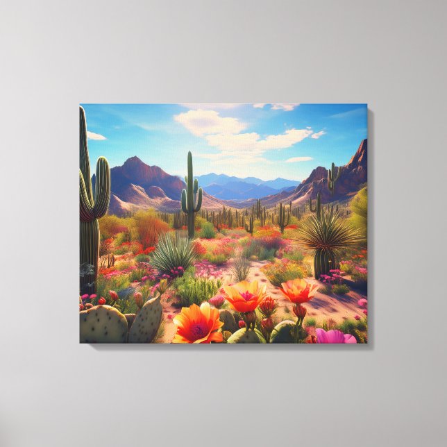 Impression sur toile du désert du Sud-Ouest (Recto)