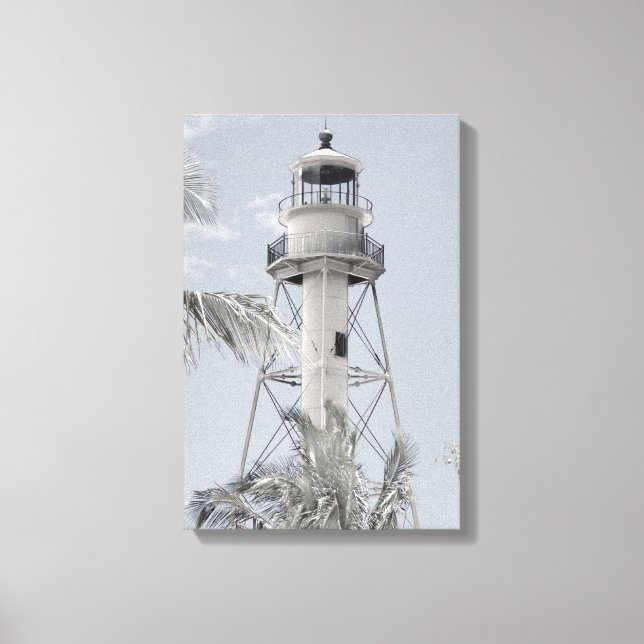Impression sur toile du phare de Sanibel (Recto)