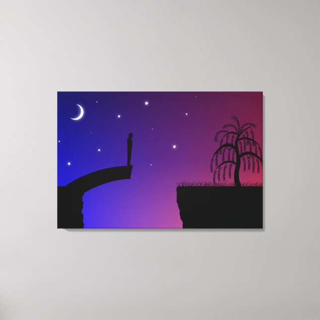 Impression sur toile d'un pont brisé (Recto)