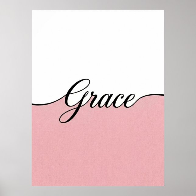 Impression sur toile Élégante et Gracieuse en Curs (Devant)