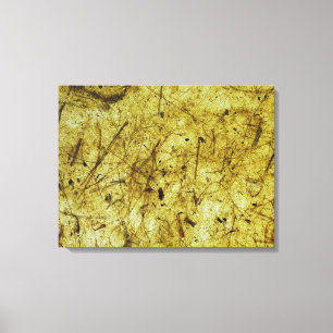 Impression sur toile emballée dans du papier de ba