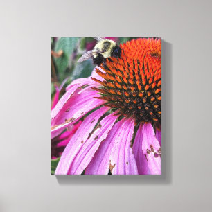 Impression sur toile emballée fausse abeille et co