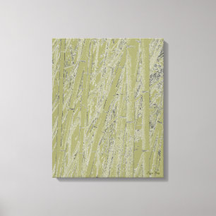 Impression sur toile encadrée 'Zen Bamboo II'