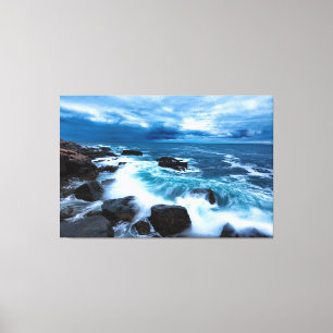 Impression sur toile enroulée - Vagues de l'océan
