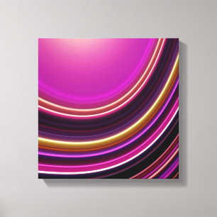 Impression sur toile enveloppée, Courbe abstraite 