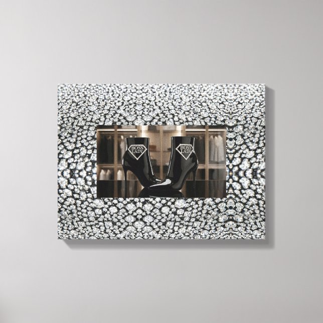 Impression sur toile étendue de Boss Lady (Recto)