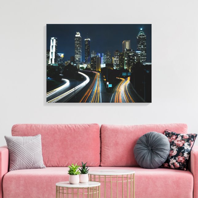 Impression sur toile étendue de paysage urbain (Insitu(Salon))