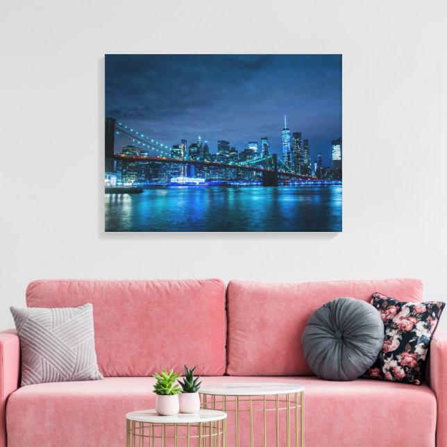 Impression sur toile étendue de paysage urbain (Insitu(Salon))